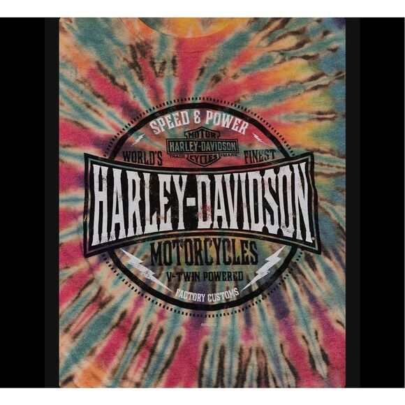 Harley Davidson Tie-Dye Tee - Picture 3 of 4